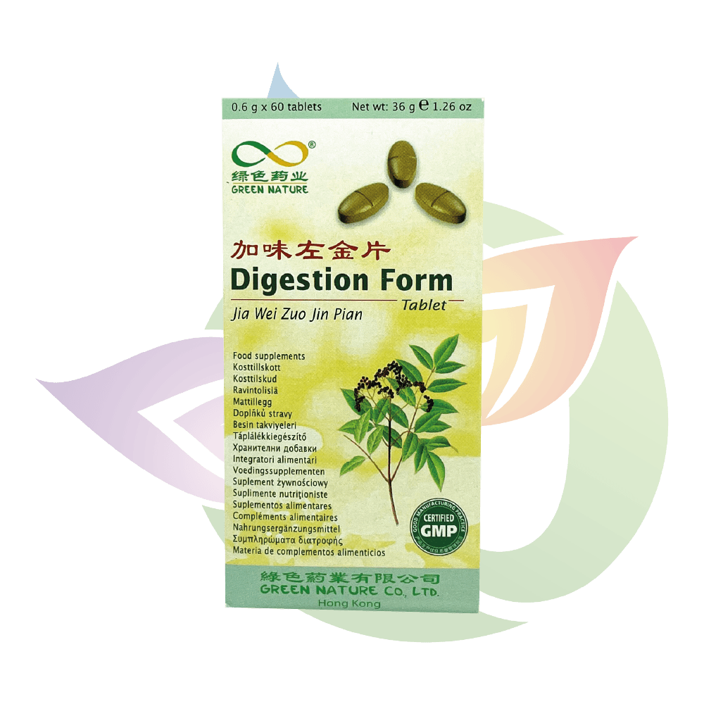 Digestion Form